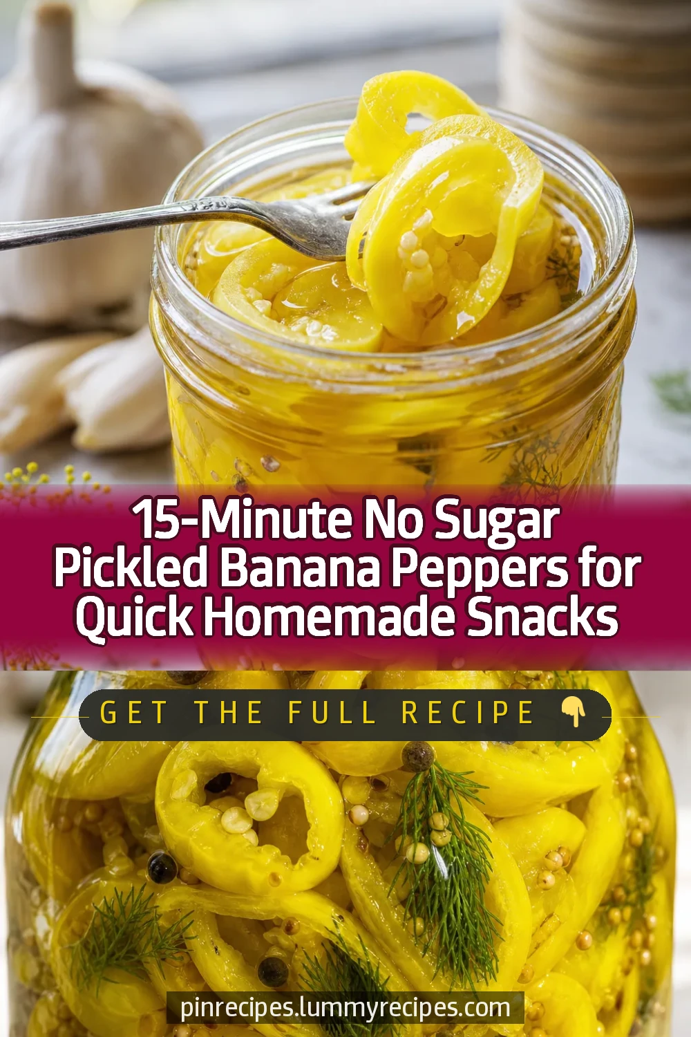 15-Minute No Sugar Pickled Banana Peppers for Quick Homemade Snacks