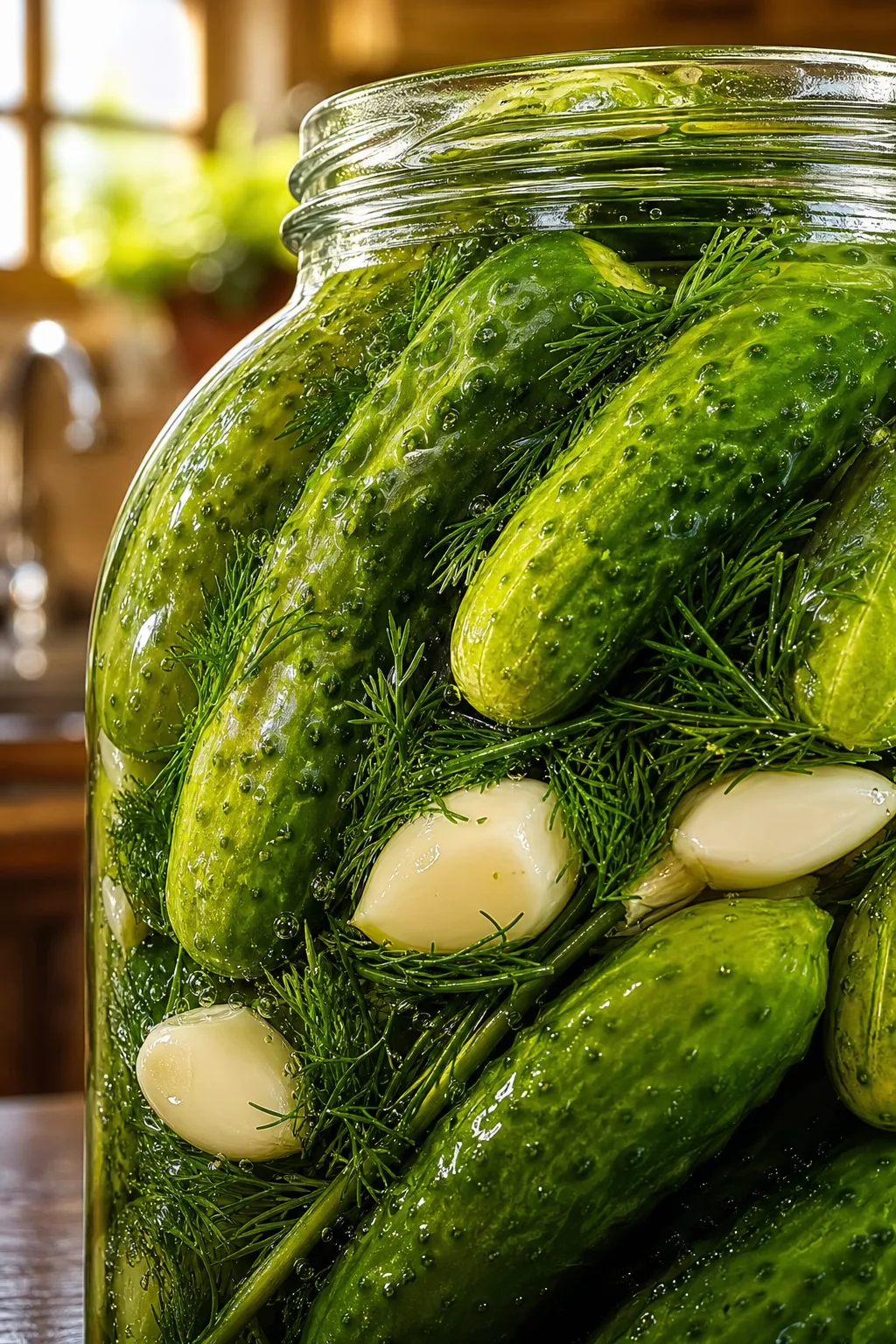 Easy Refrigerator Pickle Recipe with Dill and Garlic for Quick Homemade Flavor