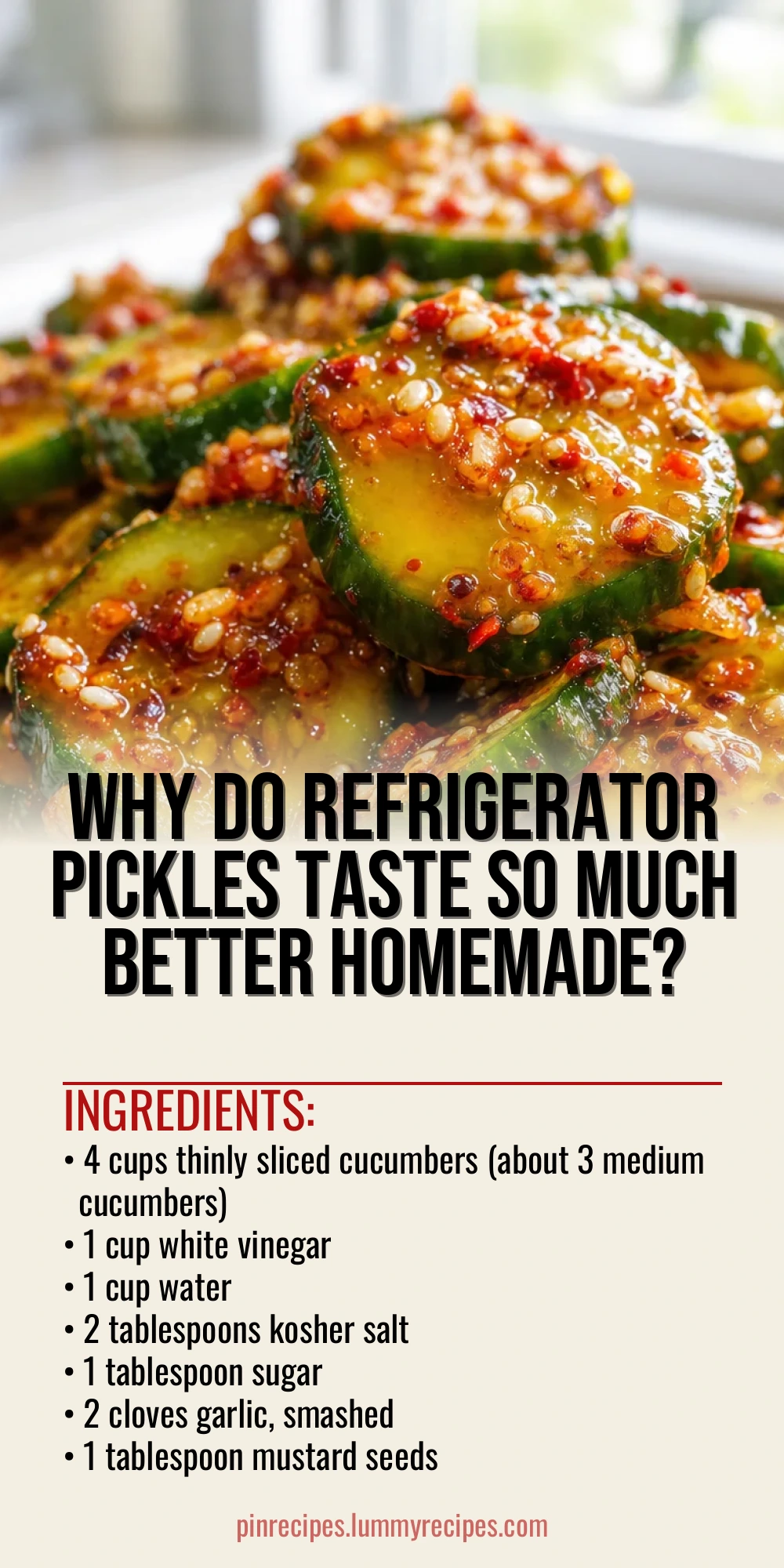 Why Do Refrigerator Pickles Taste So Much Better Homemade?