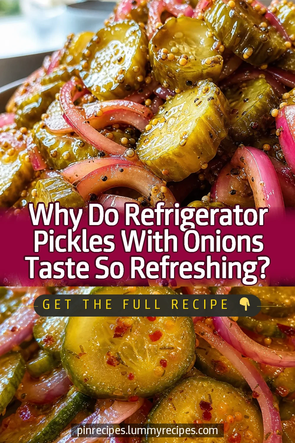 Why Do Refrigerator Pickles With Onions Taste So Refreshing?