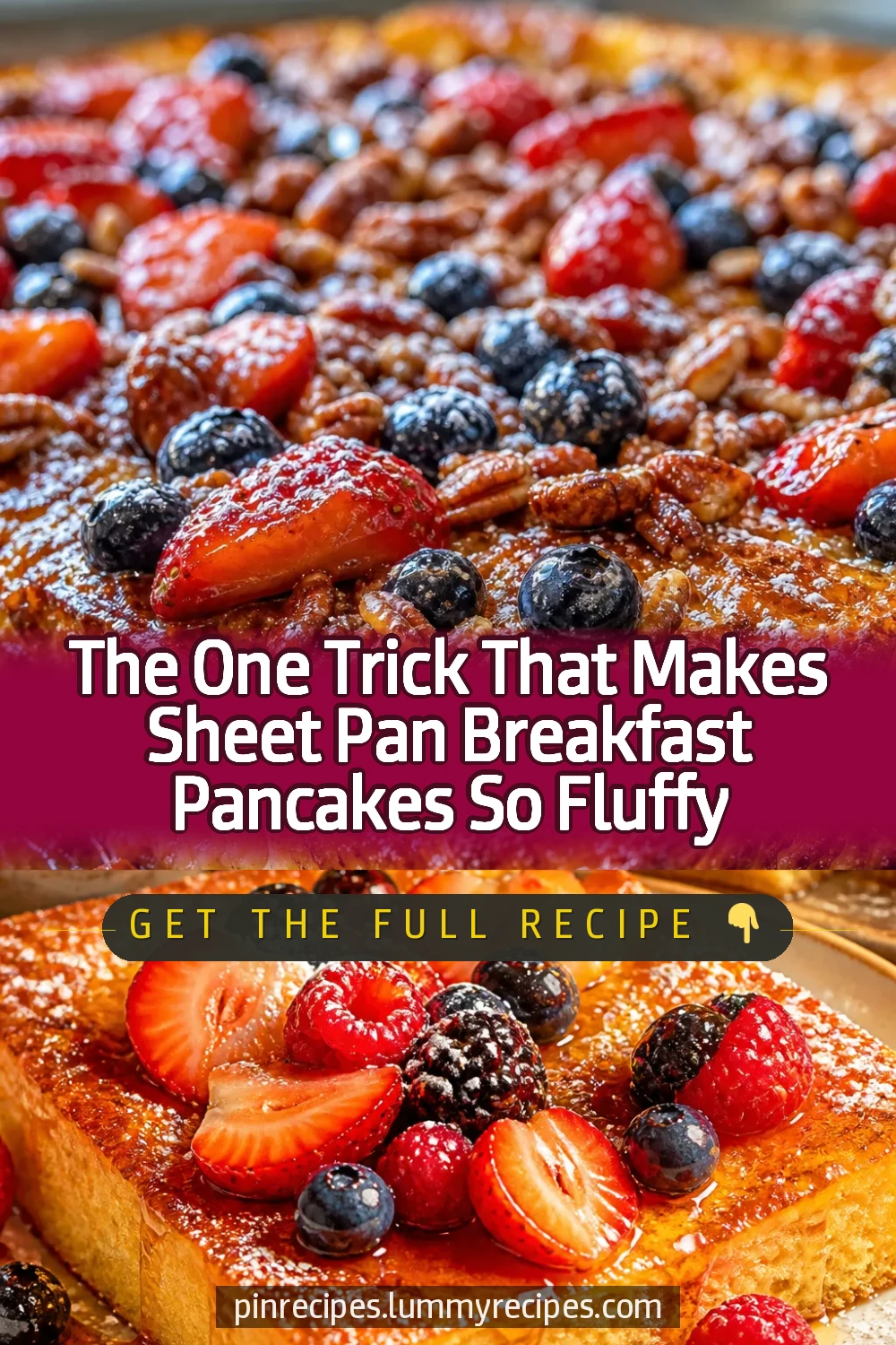 The One Trick That Makes Sheet Pan Breakfast Pancakes So Fluffy
