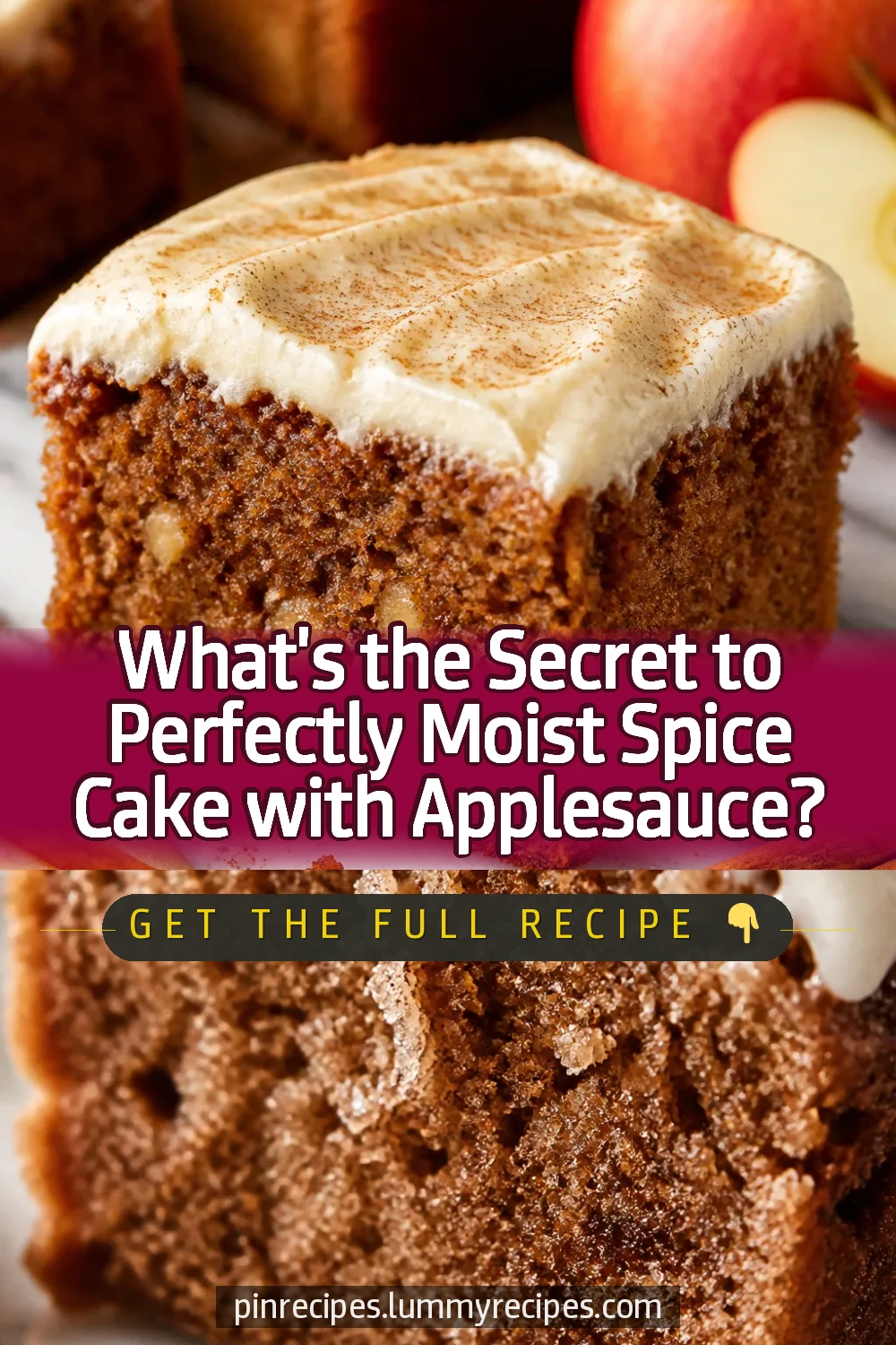 What's the Secret to Perfectly Moist Spice Cake with Applesauce?