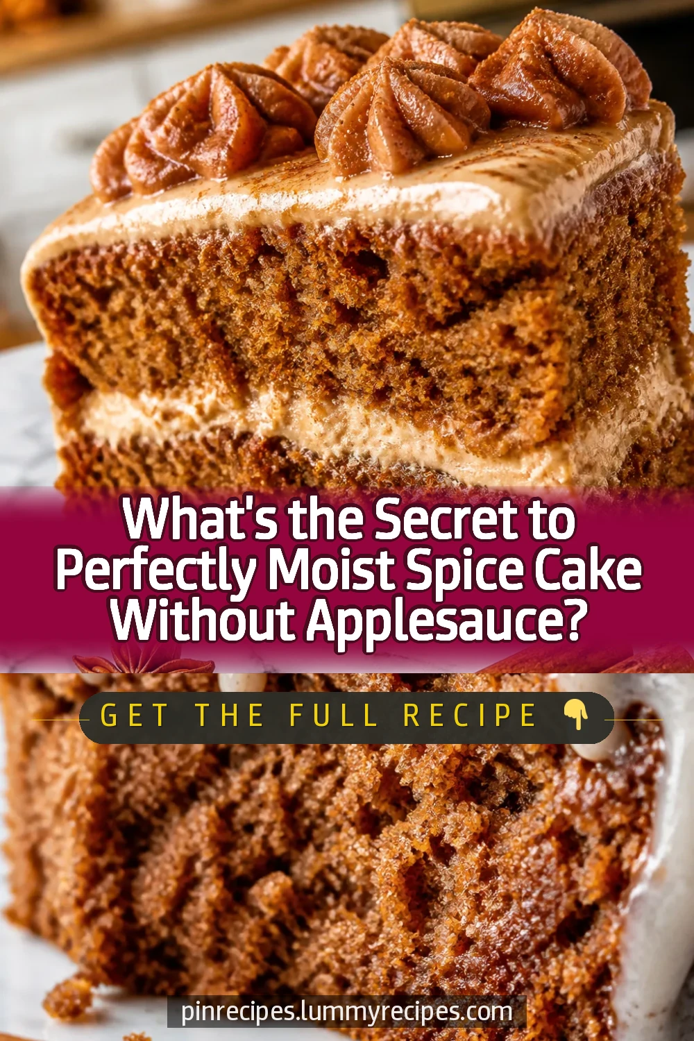 What's the Secret to Perfectly Moist Spice Cake Without Applesauce?