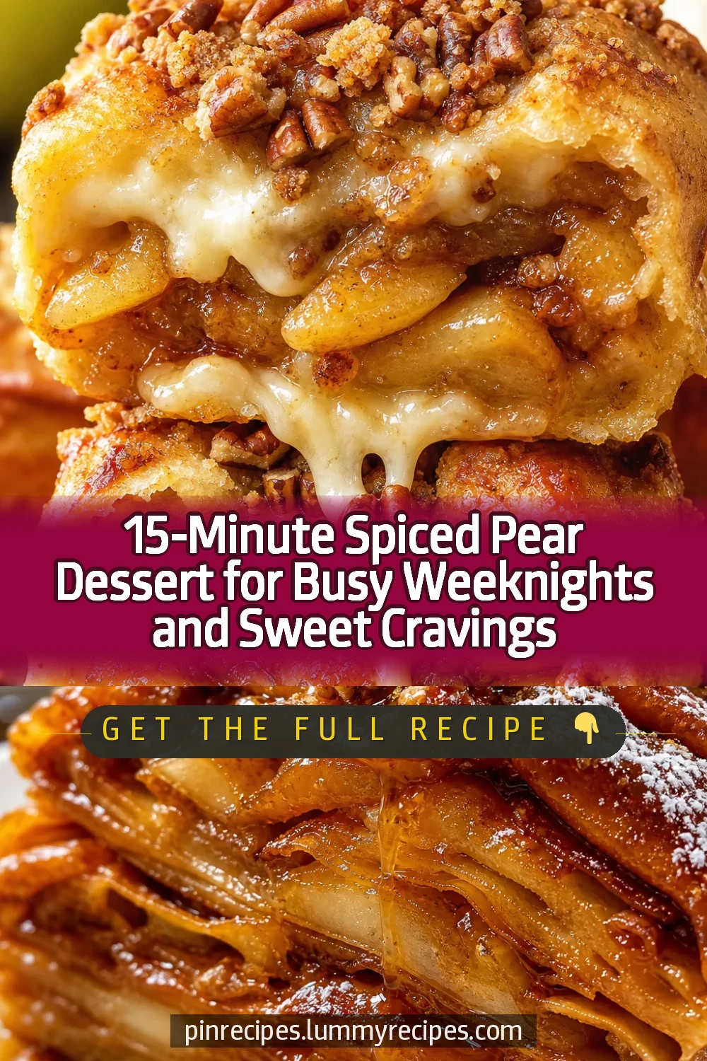 15-Minute Spiced Pear Dessert for Busy Weeknights and Sweet Cravings