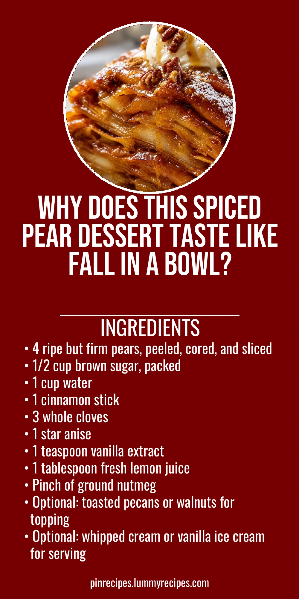 Why Does This Spiced Pear Dessert Taste Like Fall in a Bowl?
