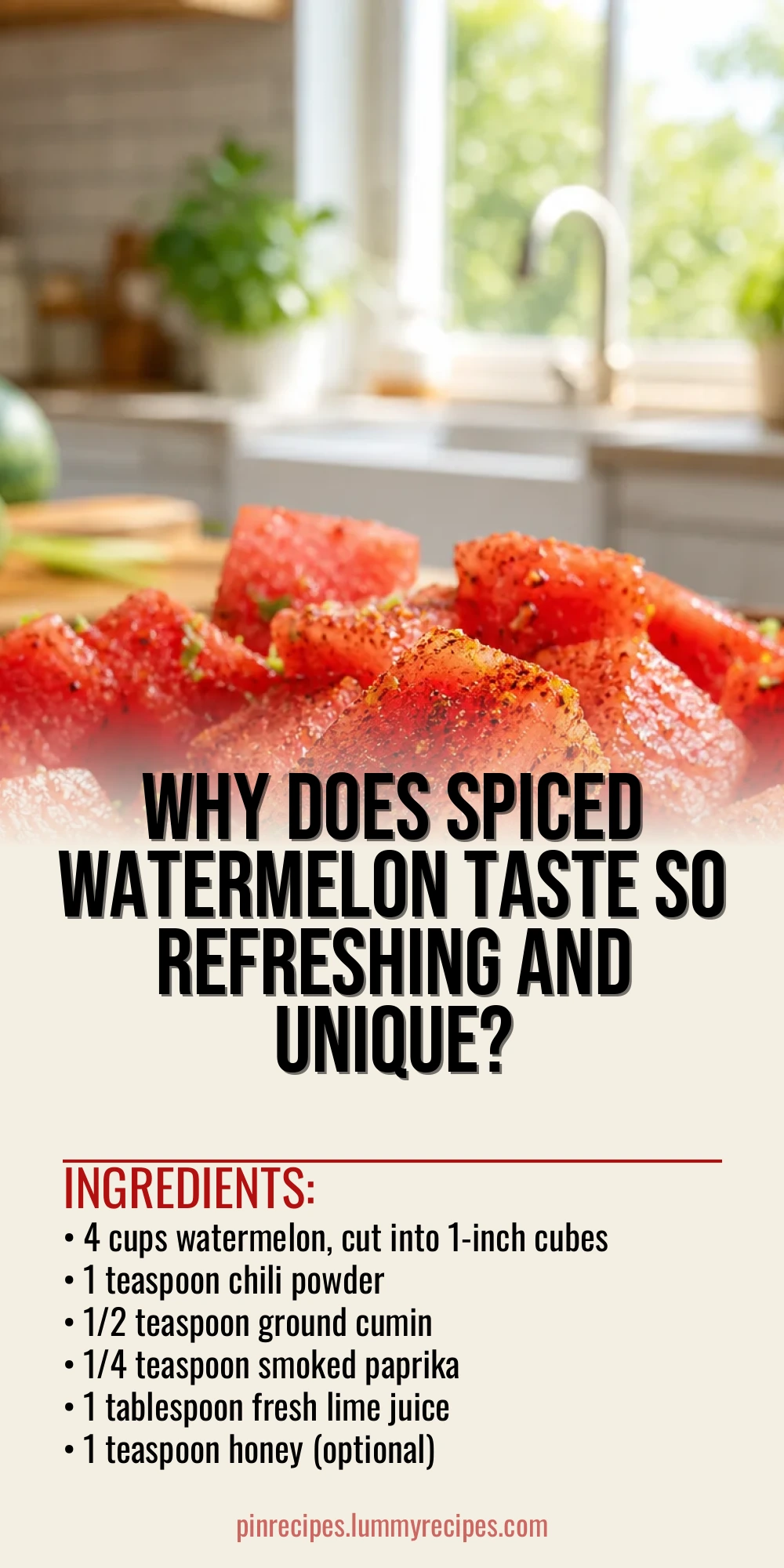 Why Does Spiced Watermelon Taste So Refreshing and Unique?