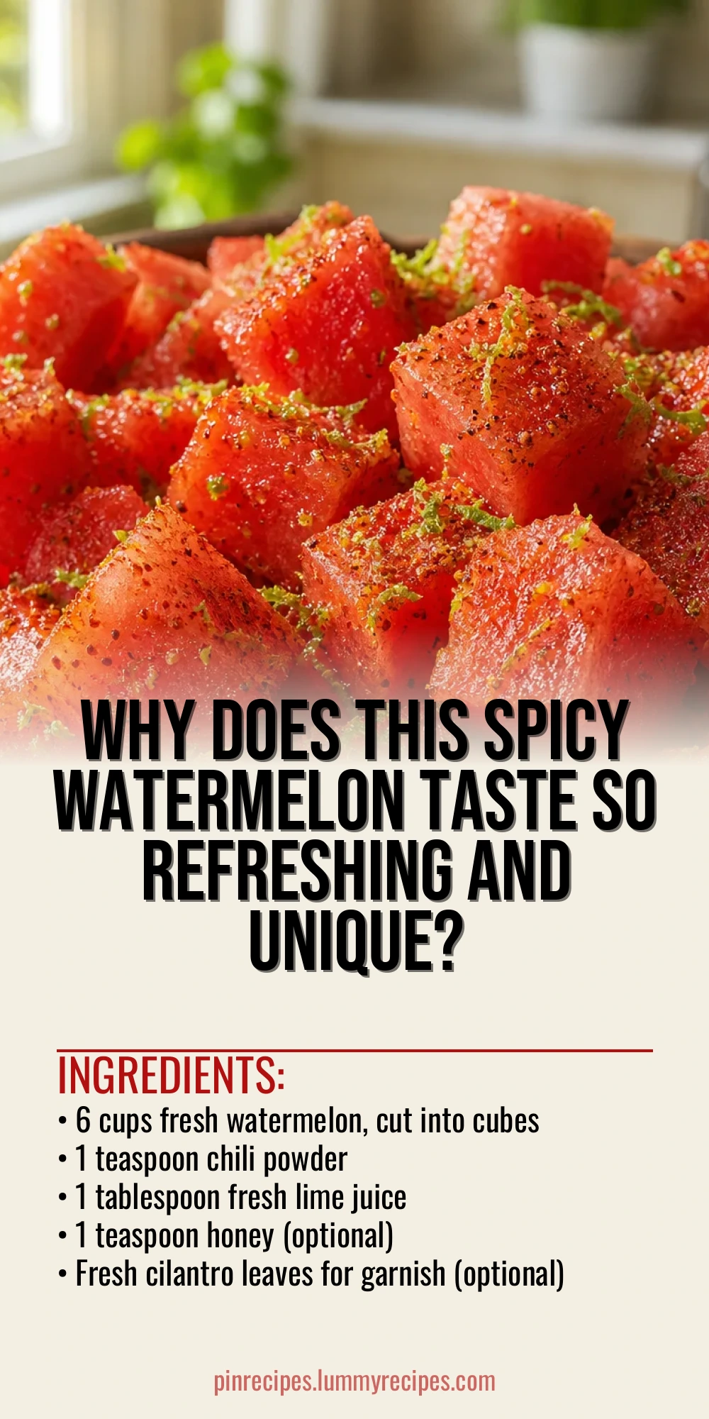 Why Does This Spicy Watermelon Taste So Refreshing and Unique?