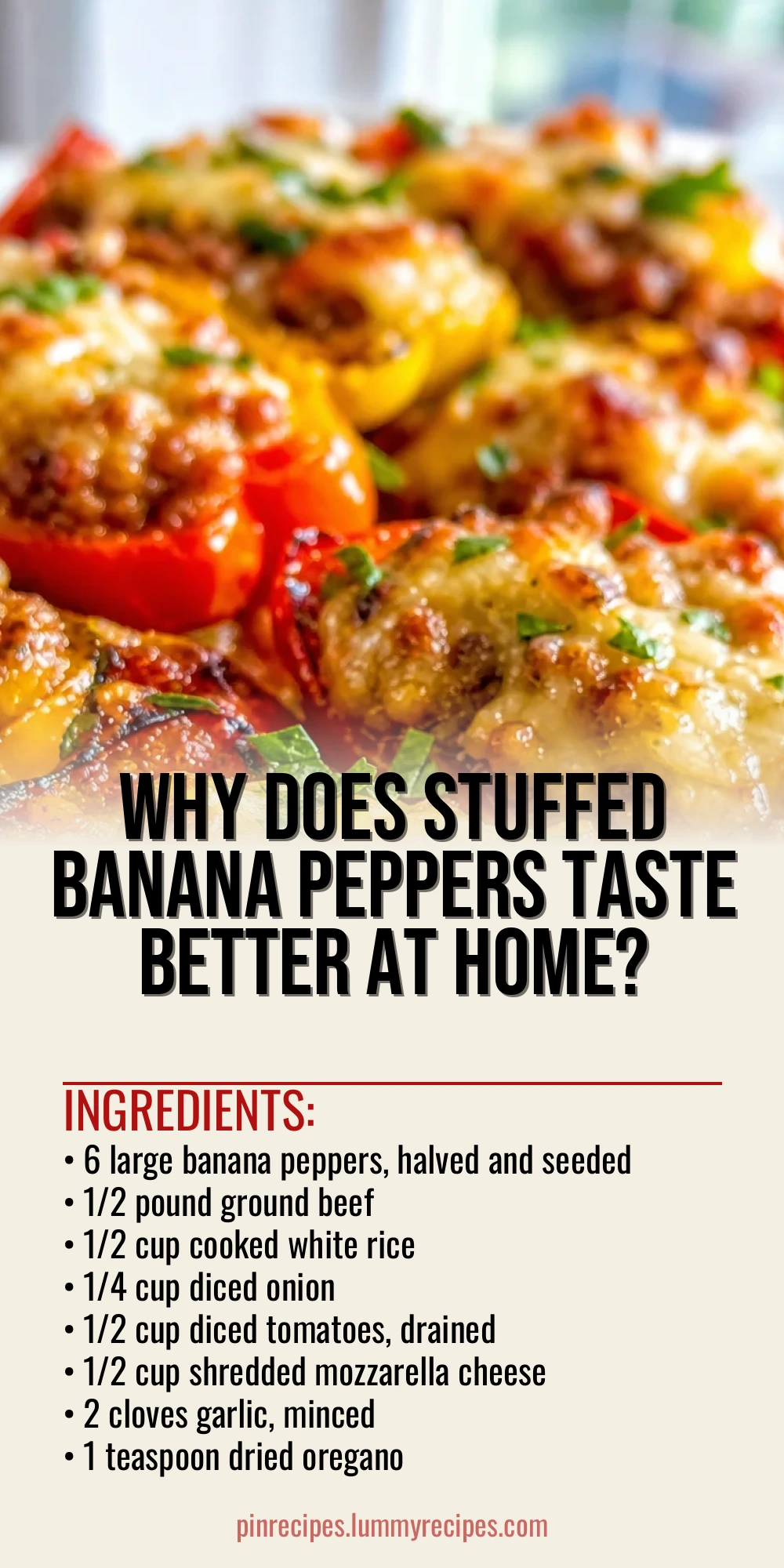 Why Does Stuffed Banana Peppers Taste Better at Home?