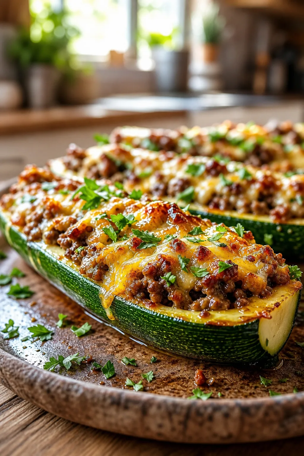 Easy Stuffed Zucchini Recipe with Savory Herb and Cheese Filling