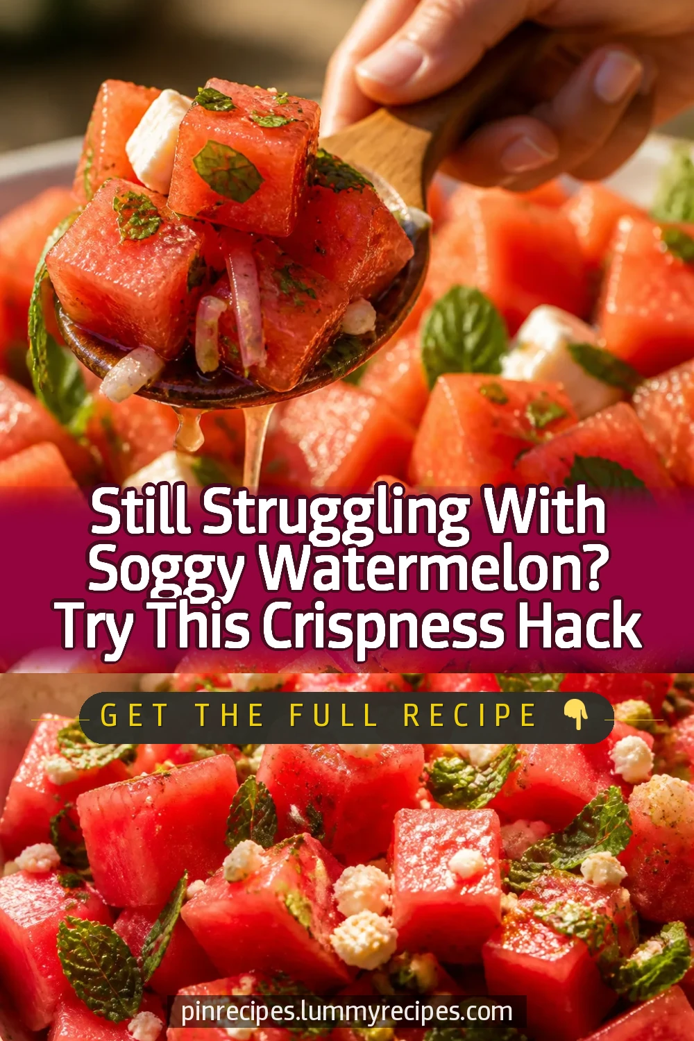 Still Struggling With Soggy Watermelon? Try This Crispness Hack
