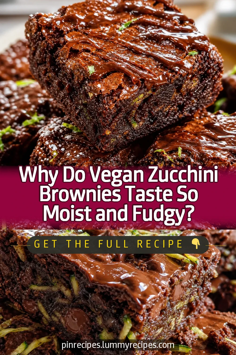 Why Do Vegan Zucchini Brownies Taste So Moist and Fudgy?