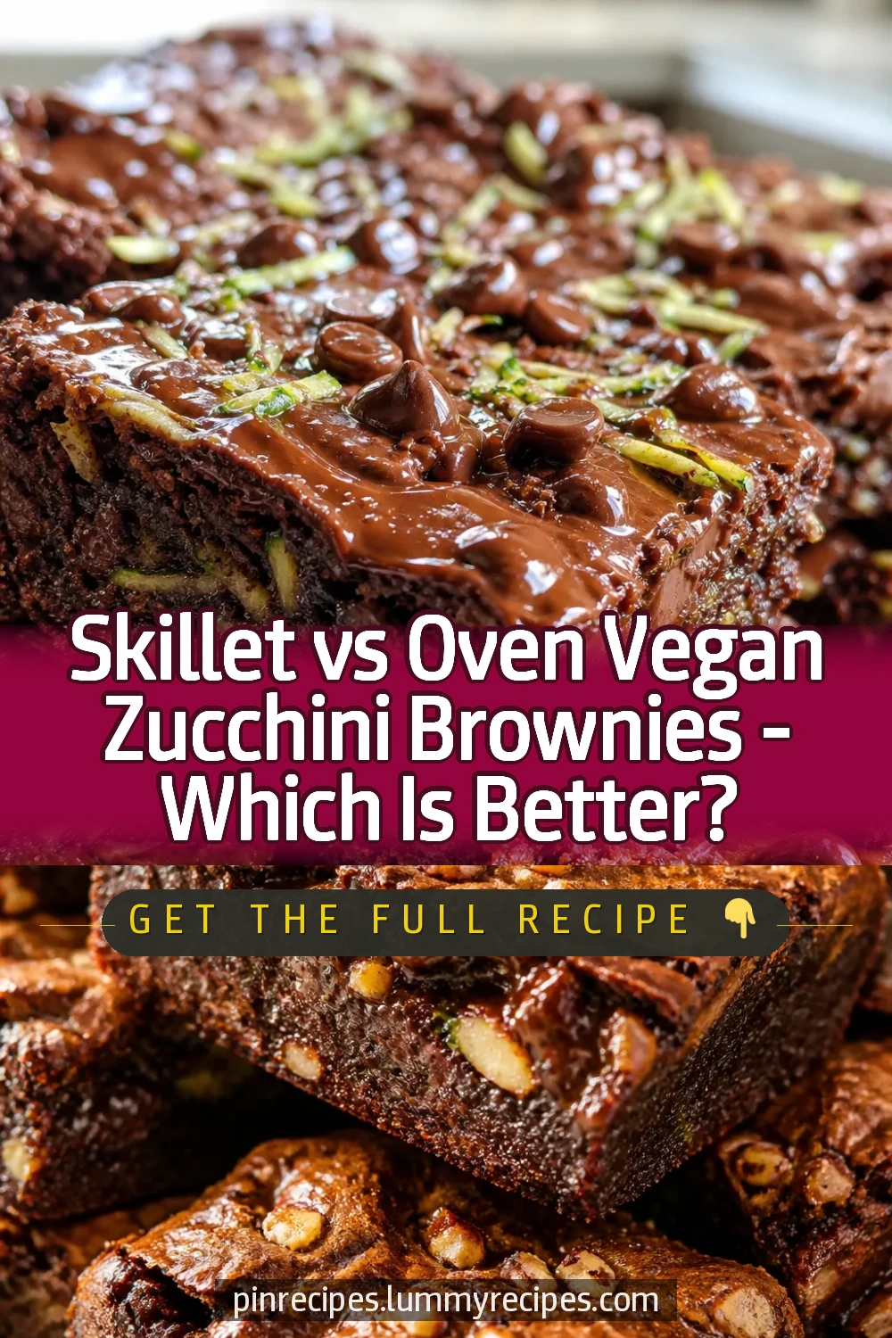 Skillet vs Oven Vegan Zucchini Brownies – Which Is Better?