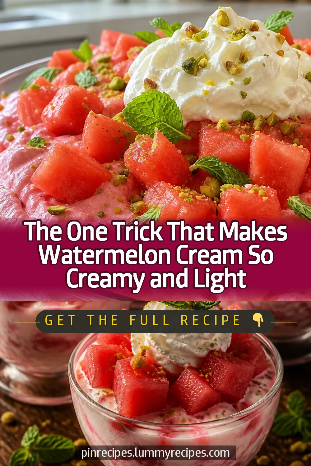 The One Trick That Makes Watermelon Cream So Creamy and Light