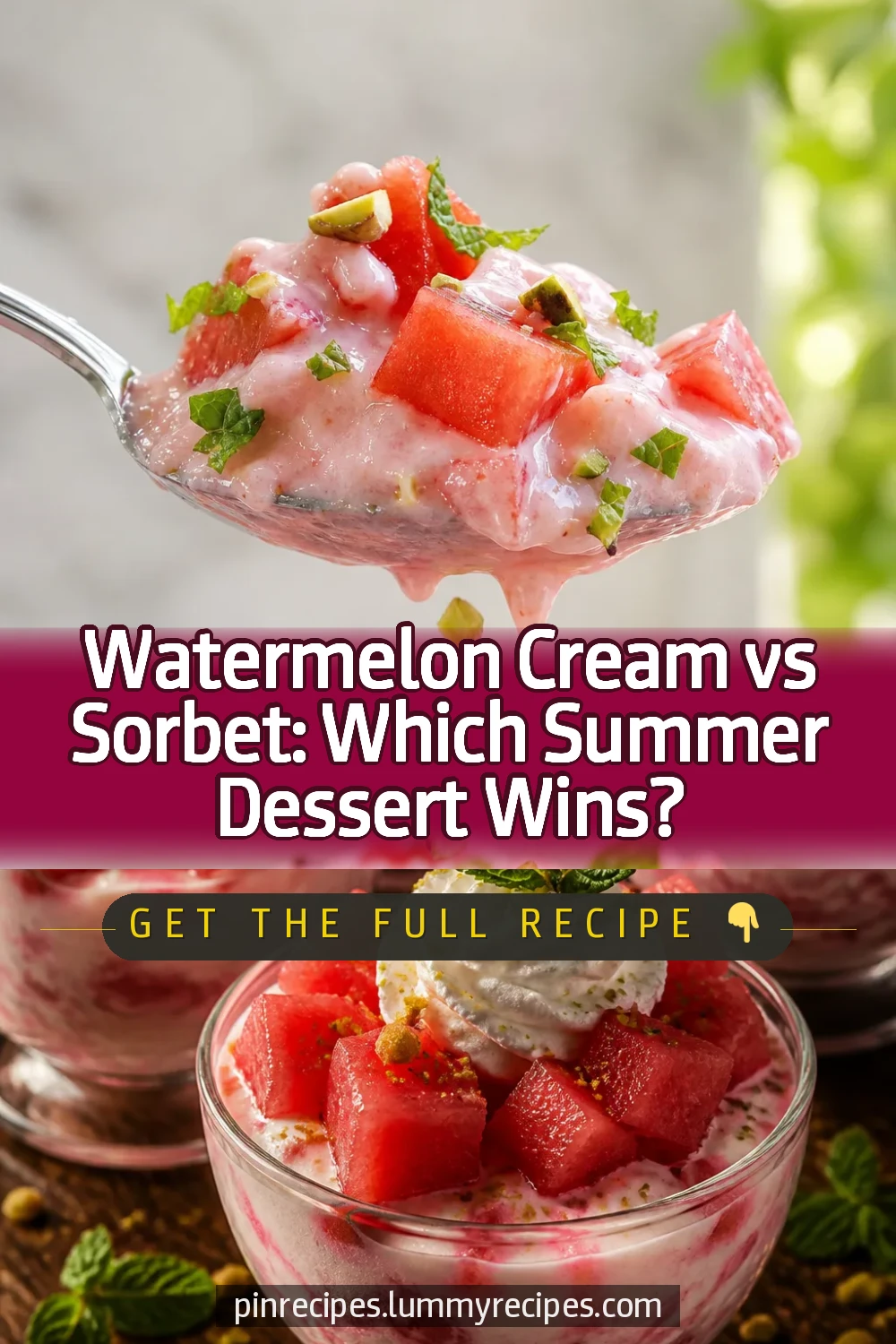 Watermelon Cream vs Sorbet: Which Summer Dessert Wins?
