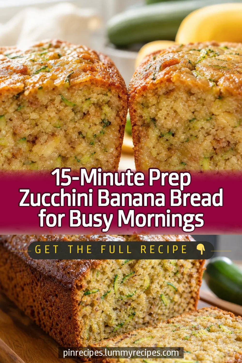 15-Minute Prep Zucchini Banana Bread for Busy Mornings