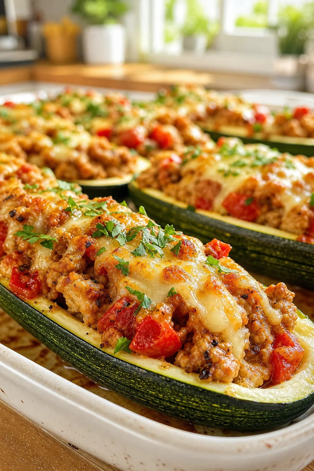 Easy Zucchini Boat Recipes with Ground Chicken for a Healthy Family Dinner