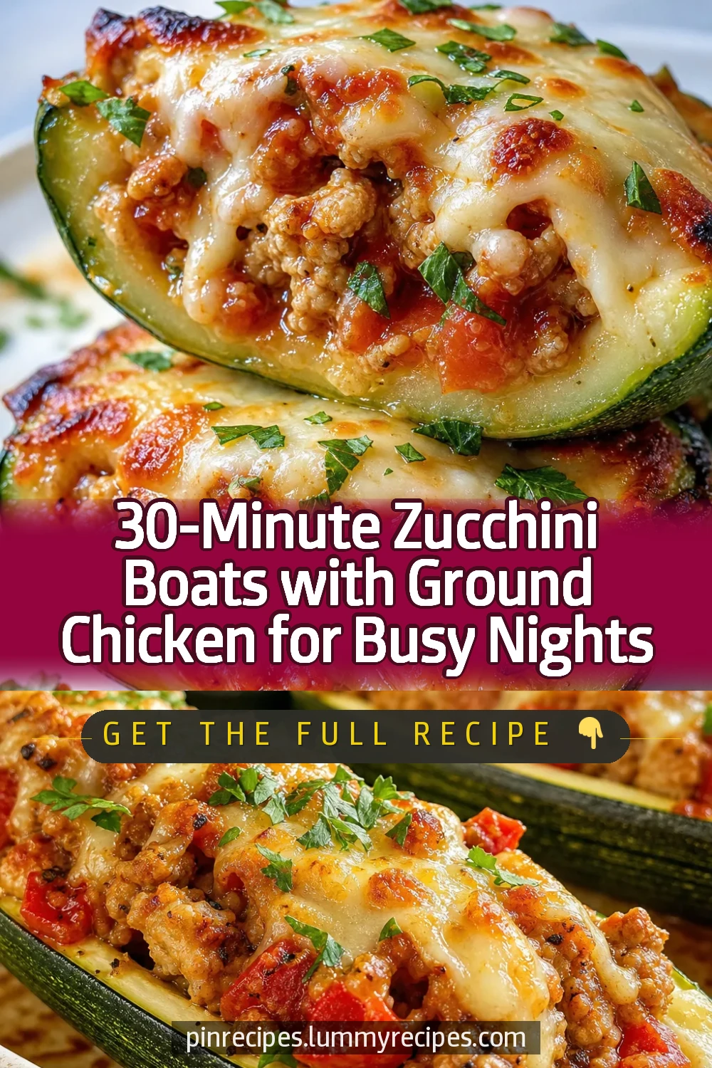 30-Minute Zucchini Boats with Ground Chicken for Busy Nights
