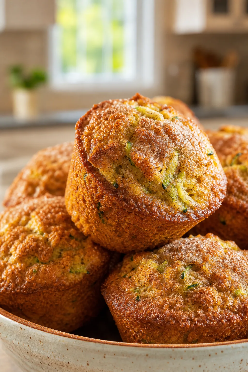 Easy Zucchini Bread Muffins with Moist Texture and Warm Spices