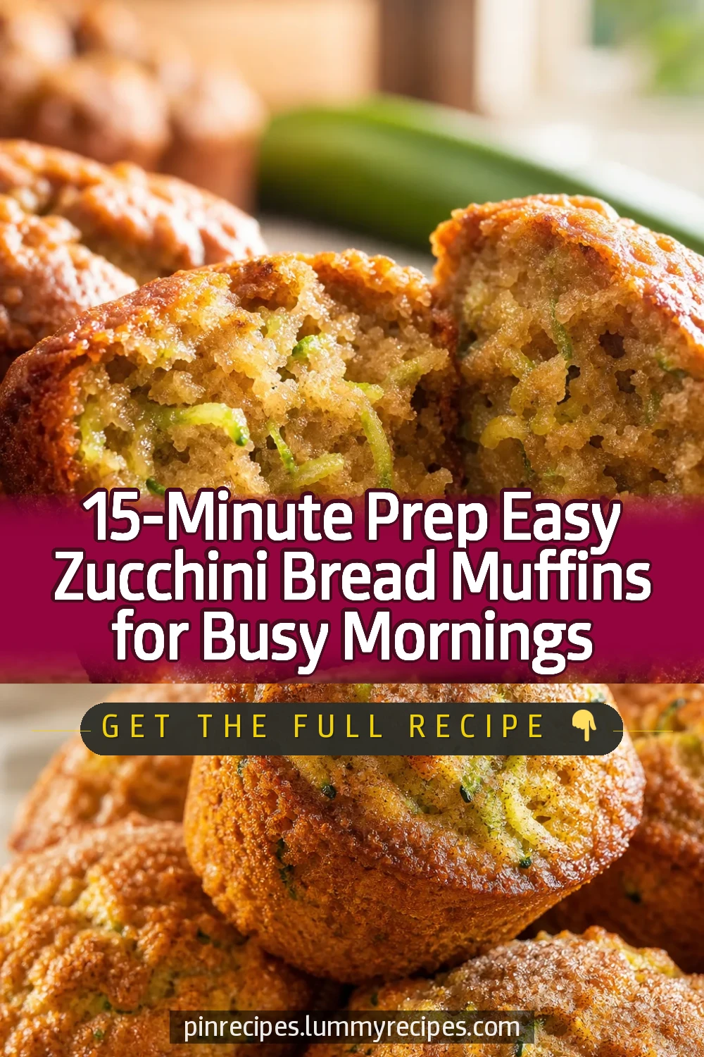 15-Minute Prep Easy Zucchini Bread Muffins for Busy Mornings