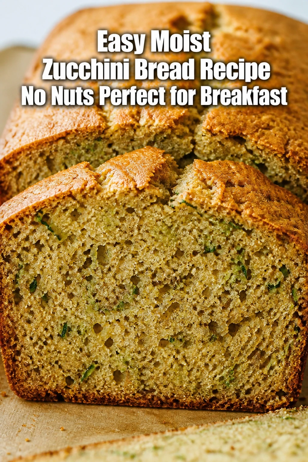 Easy Moist Zucchini Bread Recipe No Nuts Perfect for Breakfast