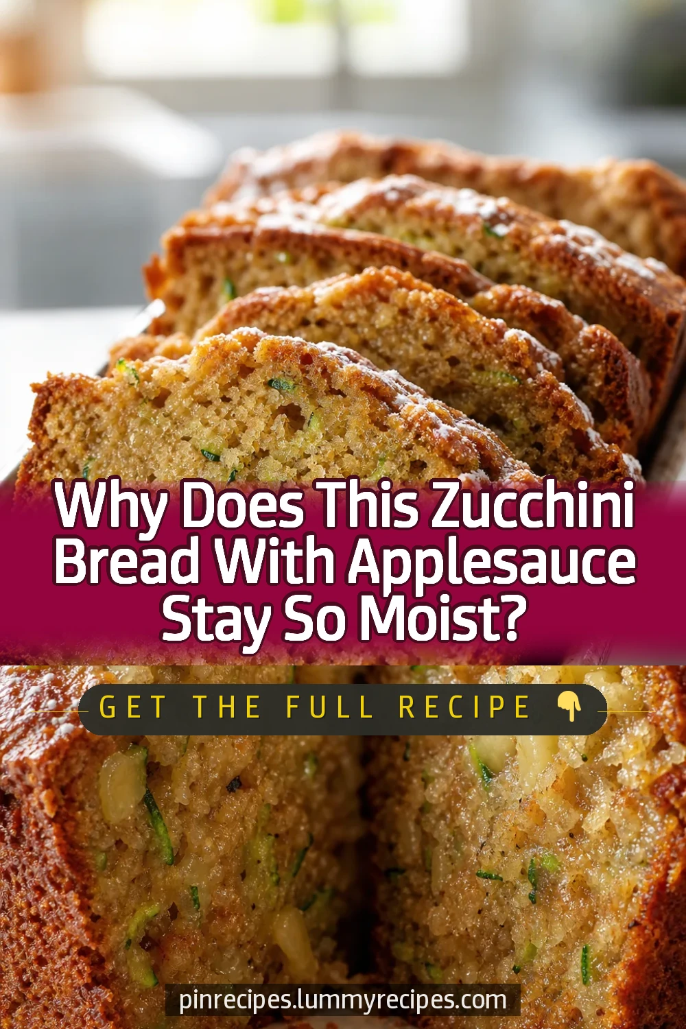 Why Does This Zucchini Bread With Applesauce Stay So Moist?