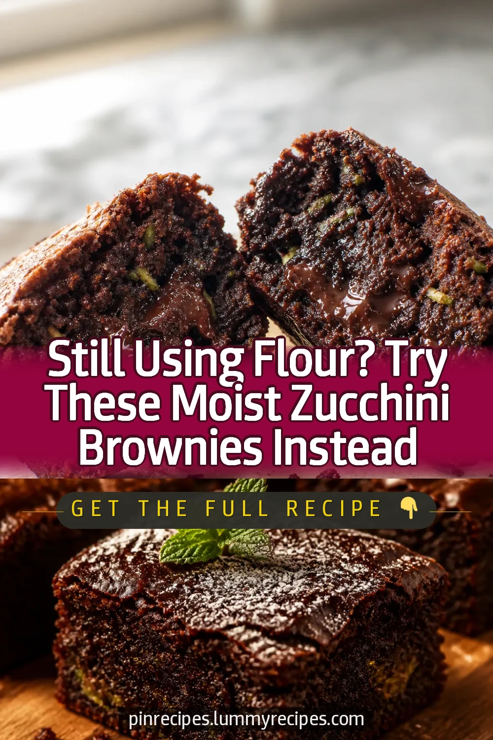 Still Using Flour? Try These Moist Zucchini Brownies Instead