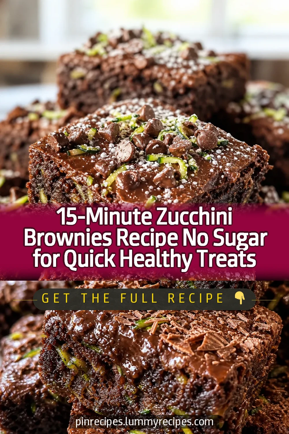 15-Minute Zucchini Brownies Recipe No Sugar for Quick Healthy Treats