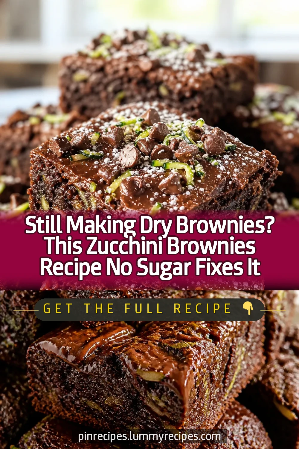Still Making Dry Brownies? This Zucchini Brownies Recipe No Sugar Fixes It
