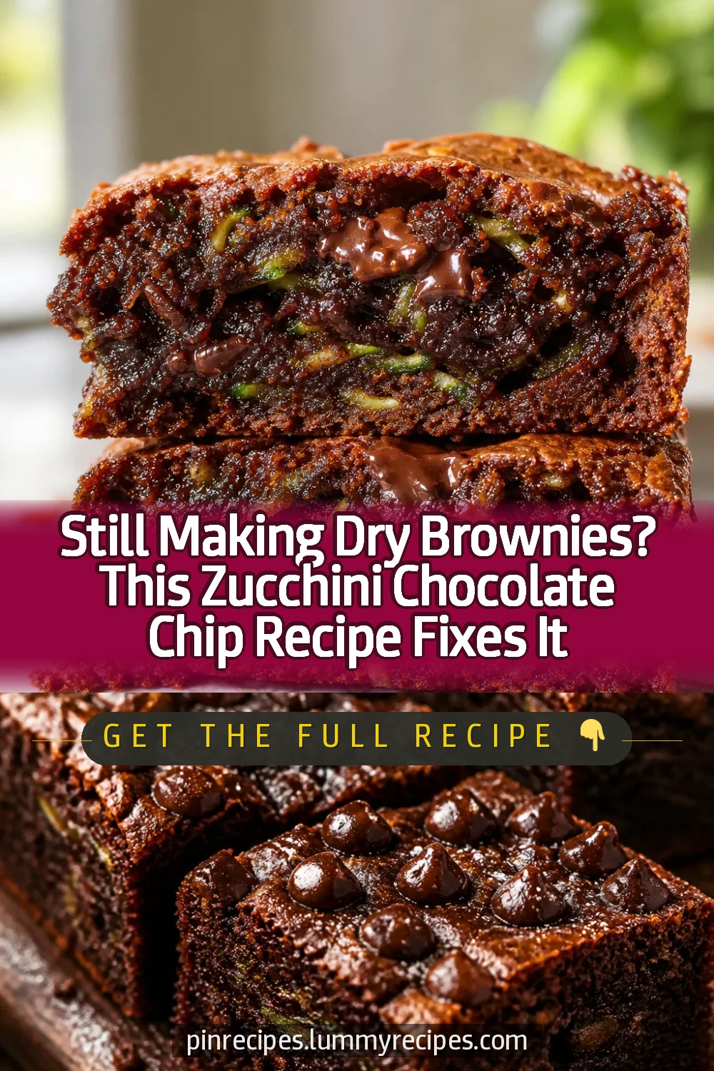Still Making Dry Brownies? This Zucchini Chocolate Chip Recipe Fixes It