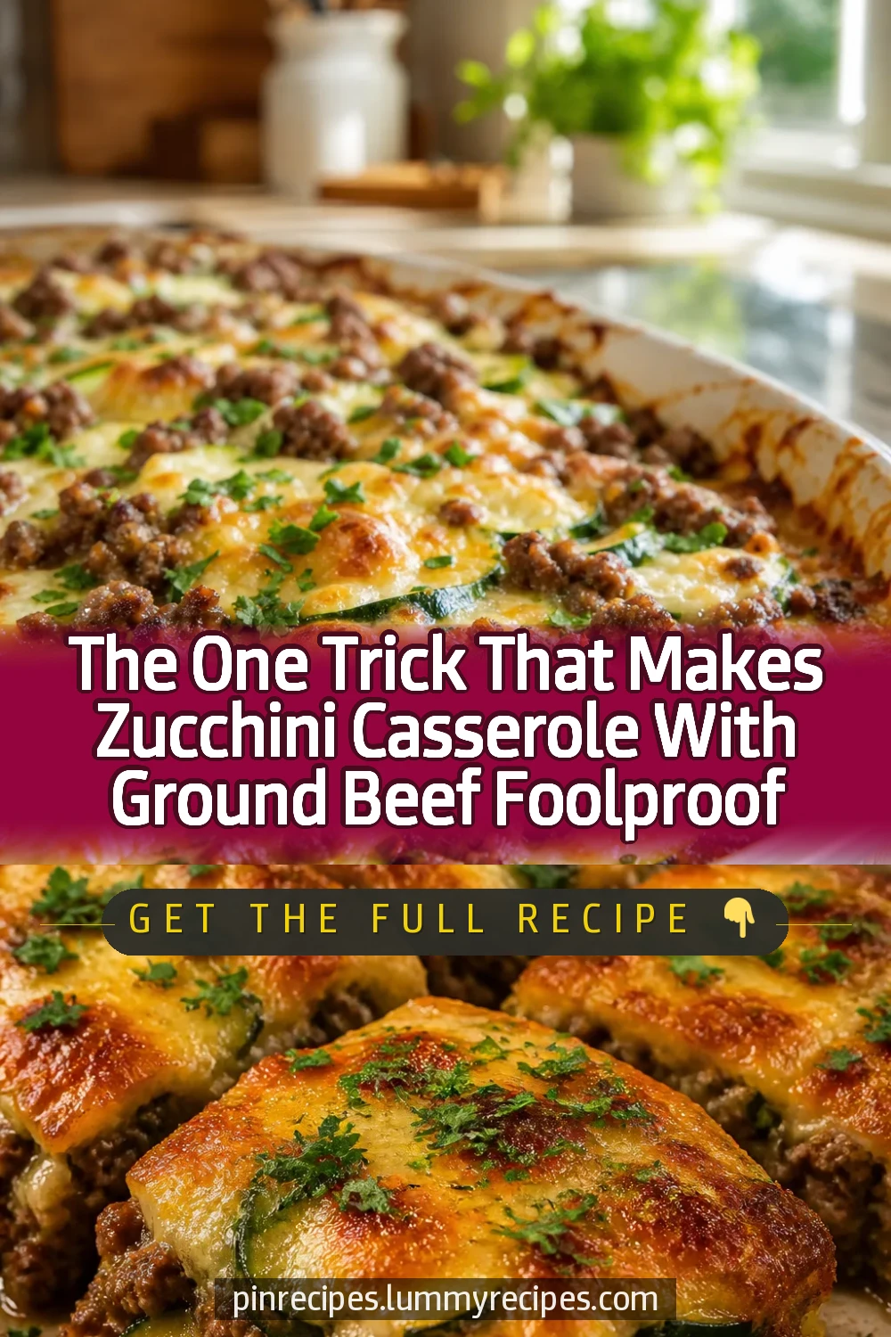 The One Trick That Makes Zucchini Casserole With Ground Beef Foolproof