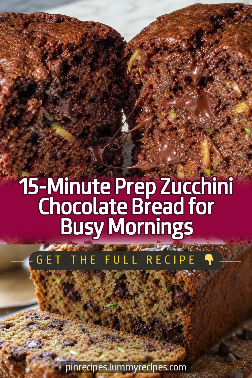 15-Minute Prep Zucchini Chocolate Bread for Busy Mornings