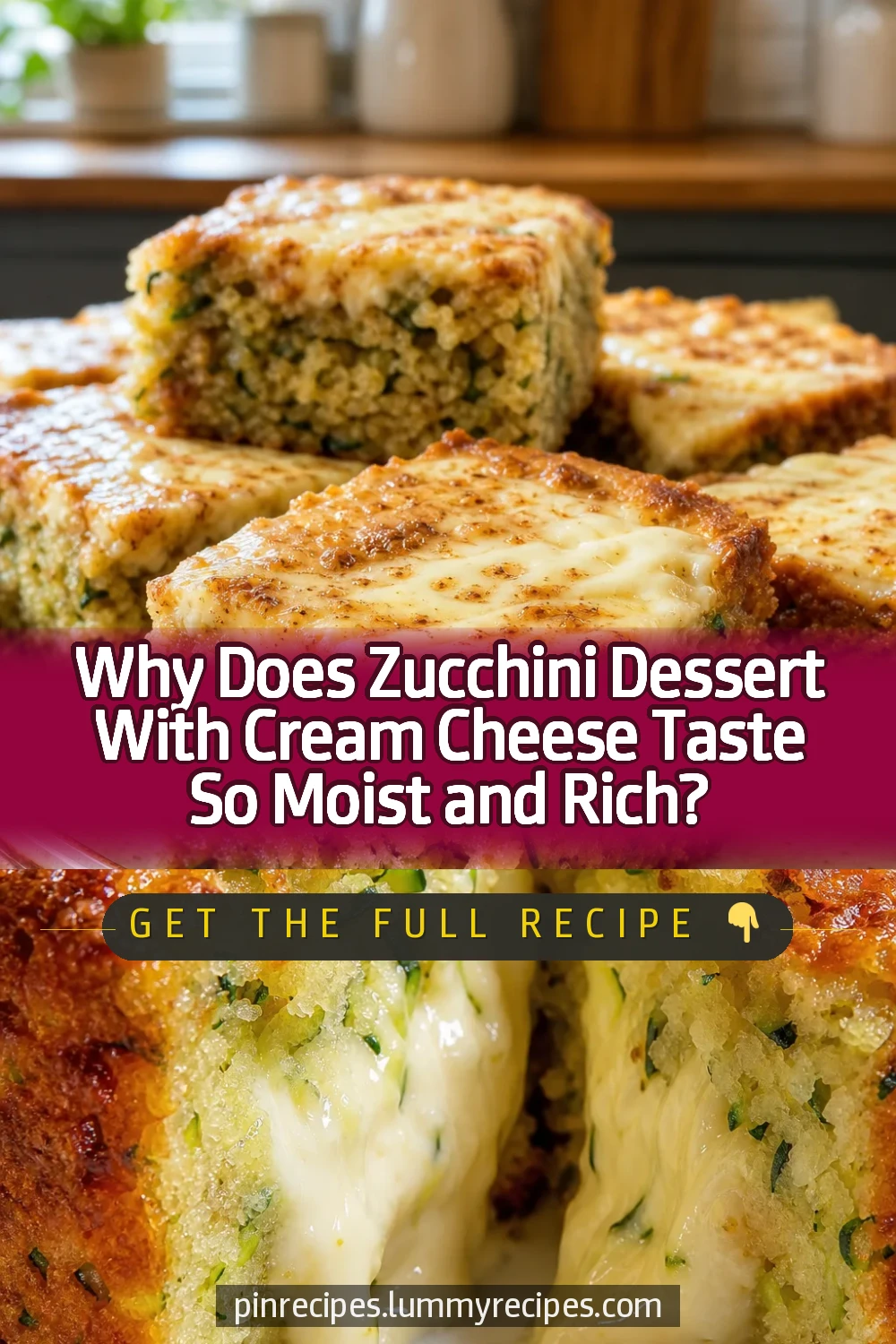 Why Does Zucchini Dessert With Cream Cheese Taste So Moist and Rich?