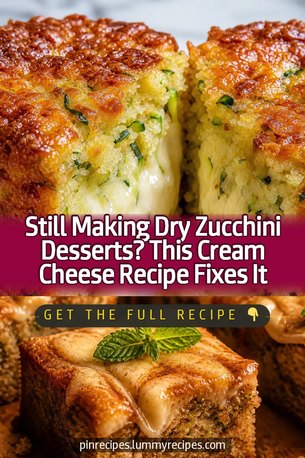 Still Making Dry Zucchini Desserts? This Cream Cheese Recipe Fixes It