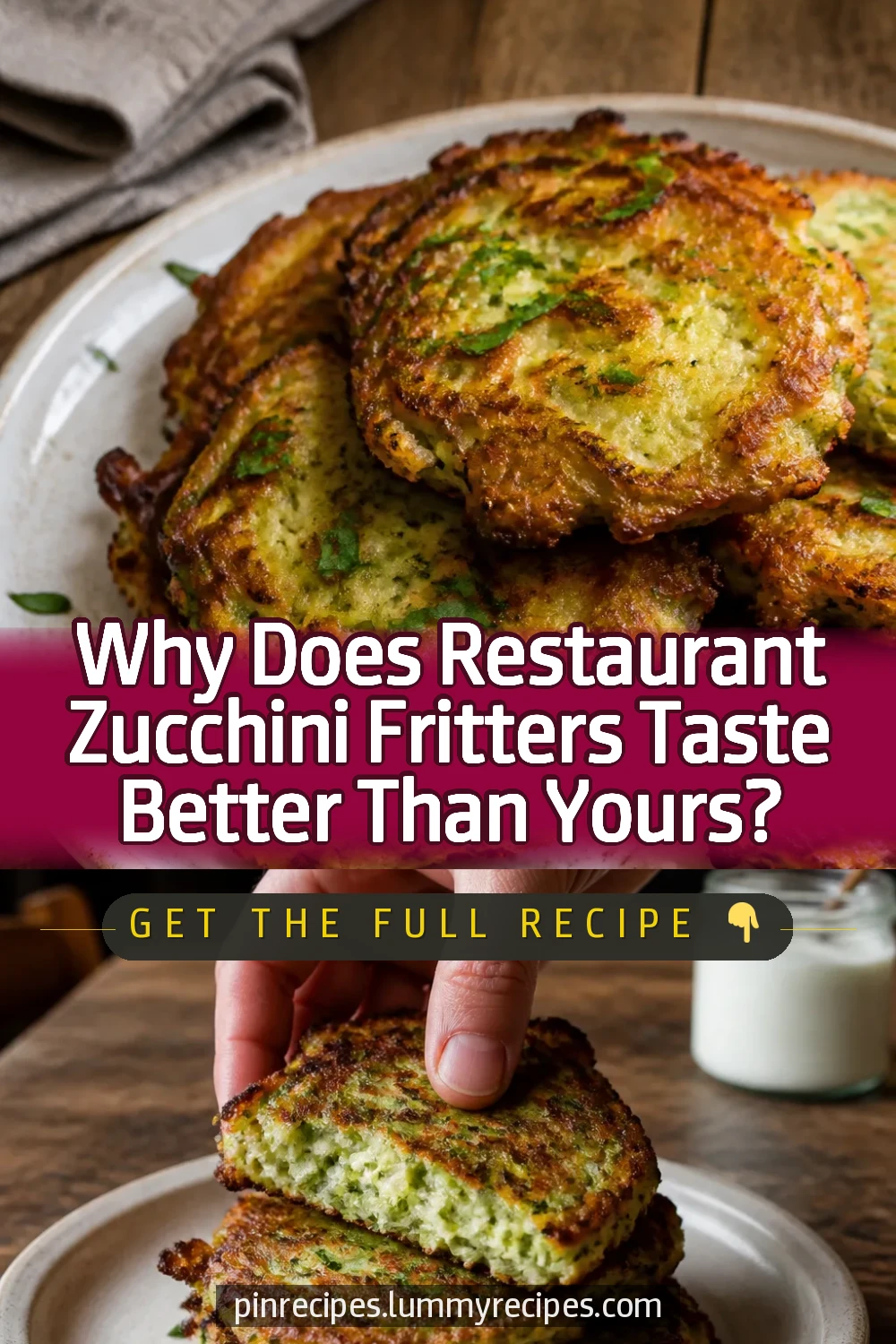 Why Does Restaurant Zucchini Fritters Taste Better Than Yours?