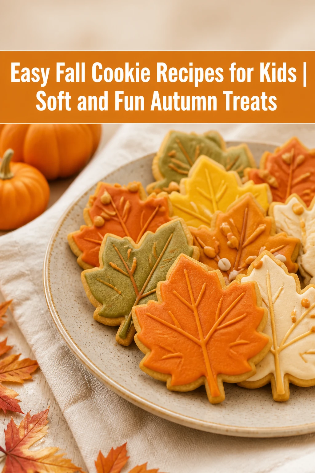 Easy Fall Cookie Recipes for Kids | Soft and Fun Autumn Treats