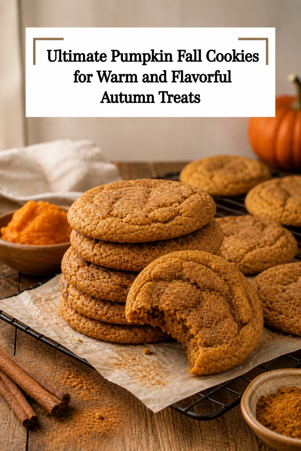 Ultimate Pumpkin Fall Cookies for Warm and Flavorful Autumn Treats