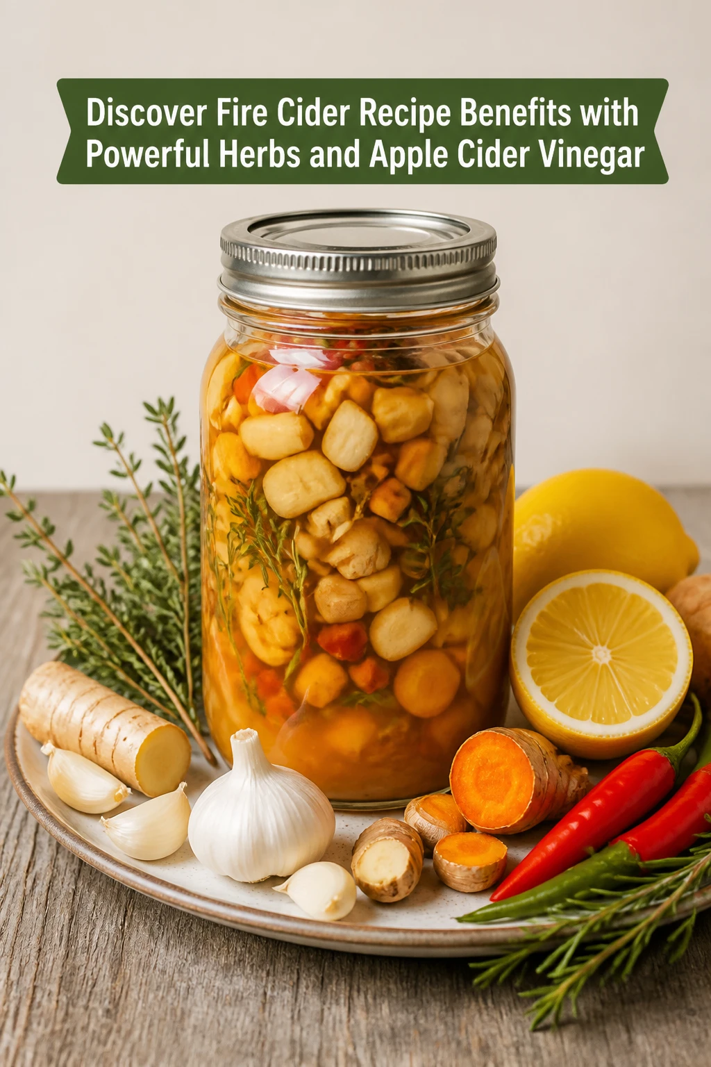 Discover Fire Cider Recipe Benefits with Powerful Herbs and Apple Cider Vinegar