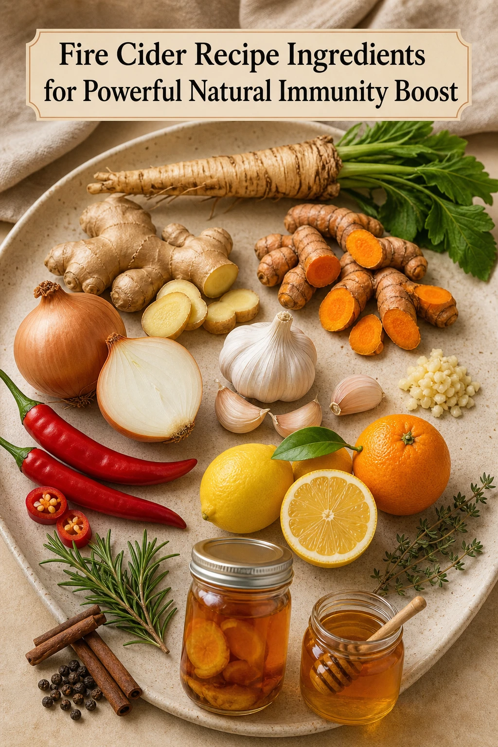 Fire Cider Recipe Ingredients for Powerful Natural Immunity Boost