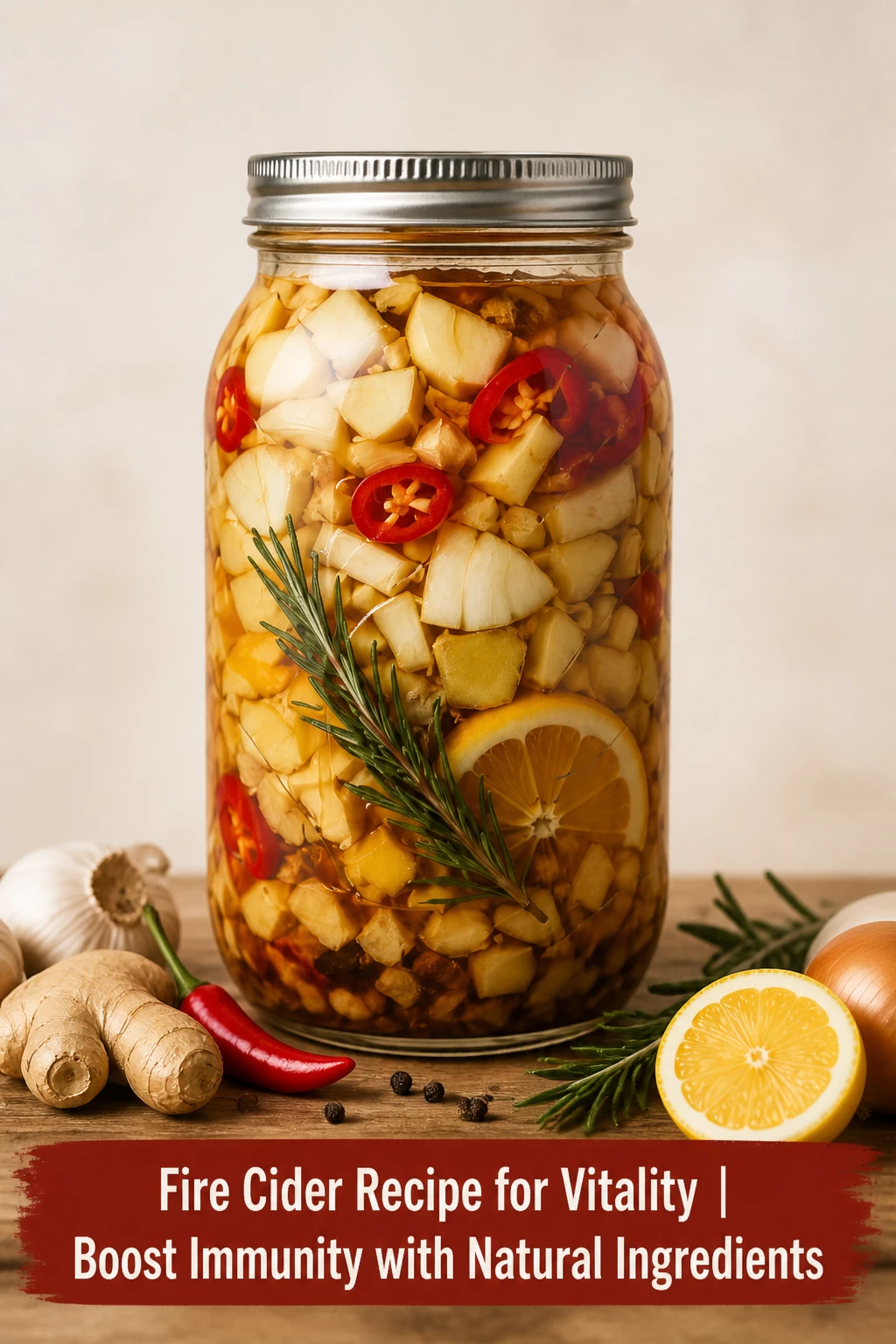 Fire Cider Recipe for Vitality | Boost Immunity with Natural Ingredients