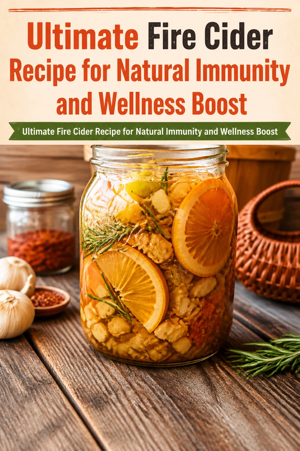 Ultimate Fire Cider Recipe for Natural Immunity and Wellness Boost