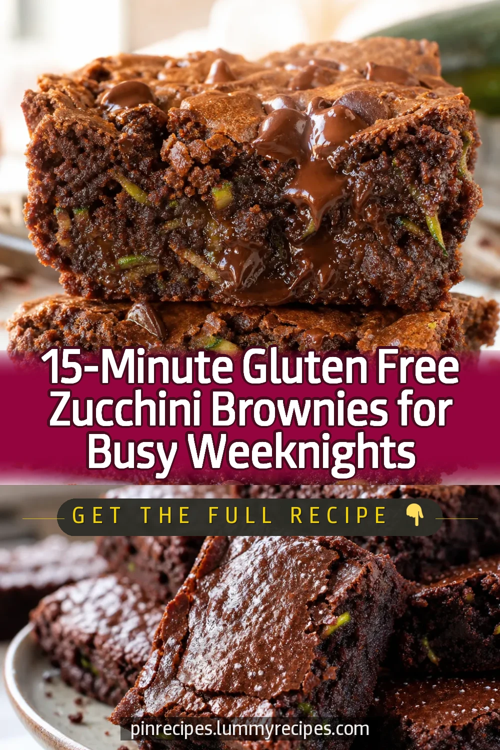 15-Minute Gluten Free Zucchini Brownies for Busy Weeknights