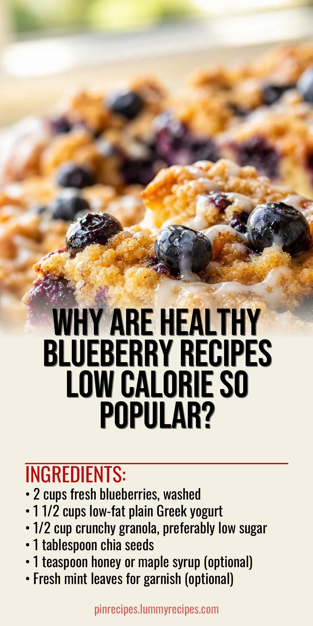 Why Are Healthy Blueberry Recipes Low Calorie So Popular?