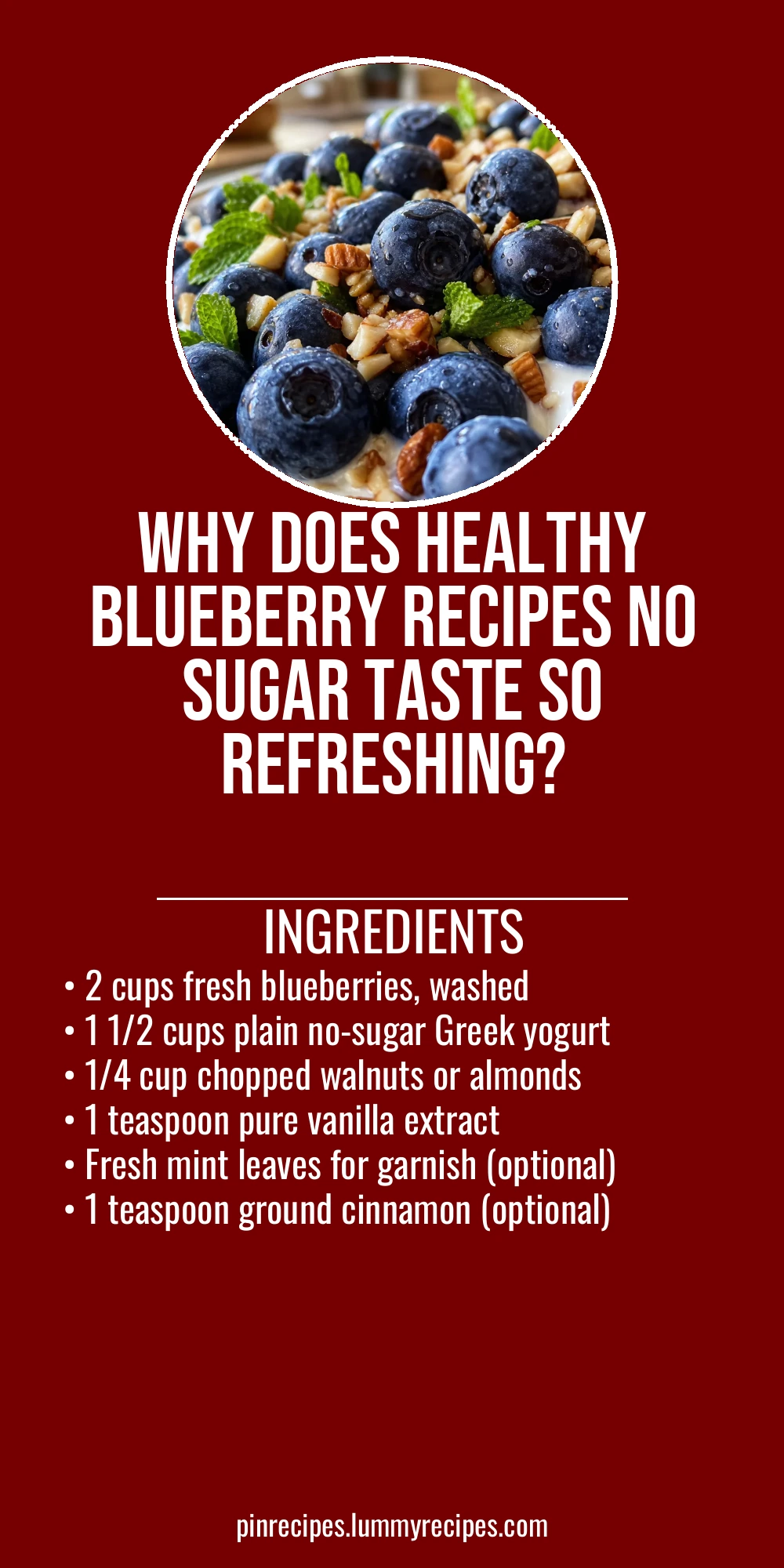 Why Does Healthy Blueberry Recipes No Sugar Taste So Refreshing?