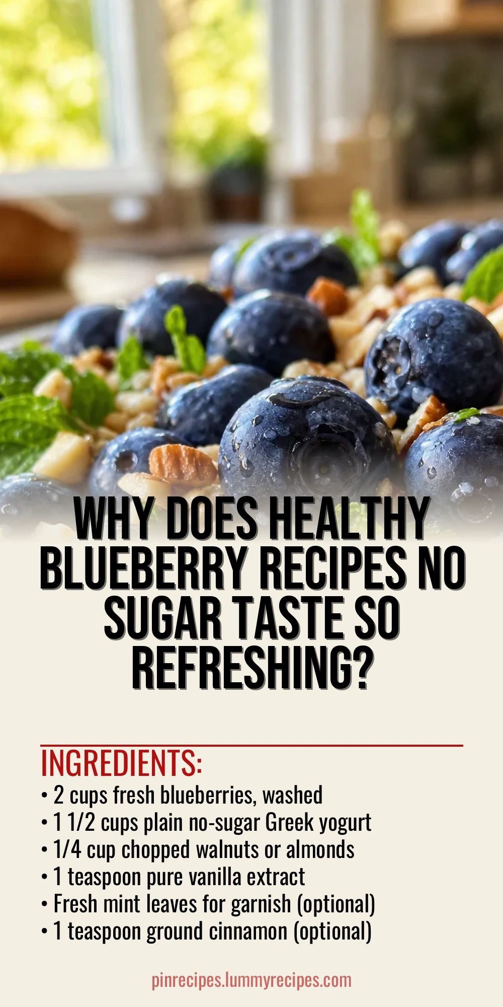 Why Does Healthy Blueberry Recipes No Sugar Taste So Refreshing?