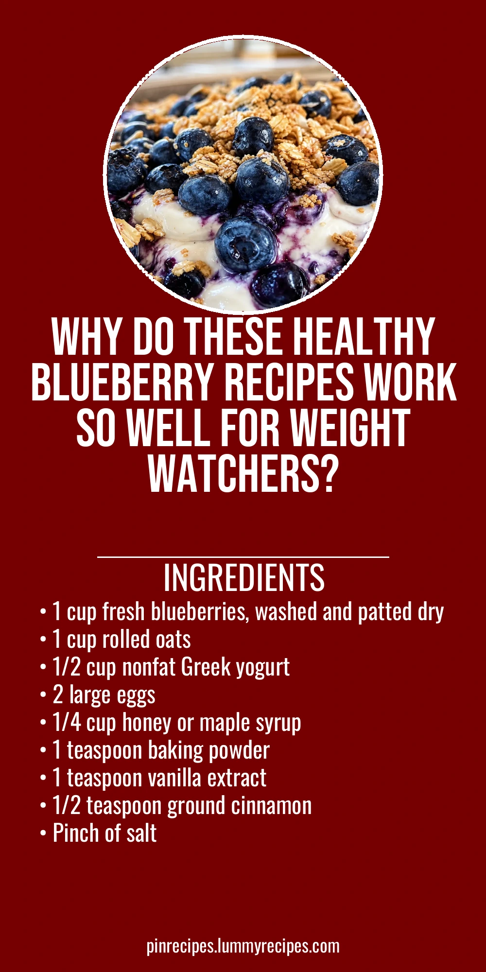 Why Do These Healthy Blueberry Recipes Work So Well for Weight Watchers?