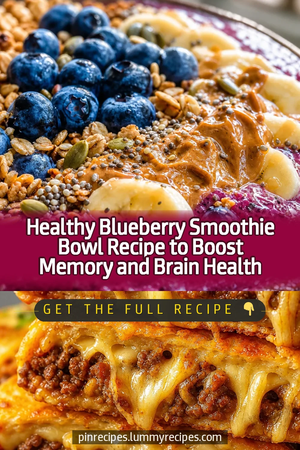 Healthy Blueberry Smoothie Bowl Recipe to Boost Memory and Brain Health
