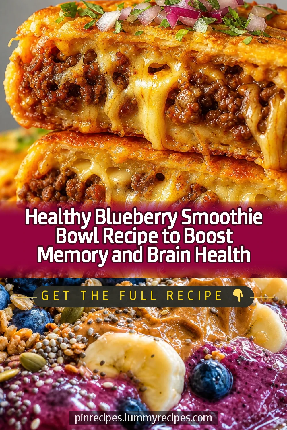 Healthy Blueberry Smoothie Bowl Recipe to Boost Memory and Brain Health