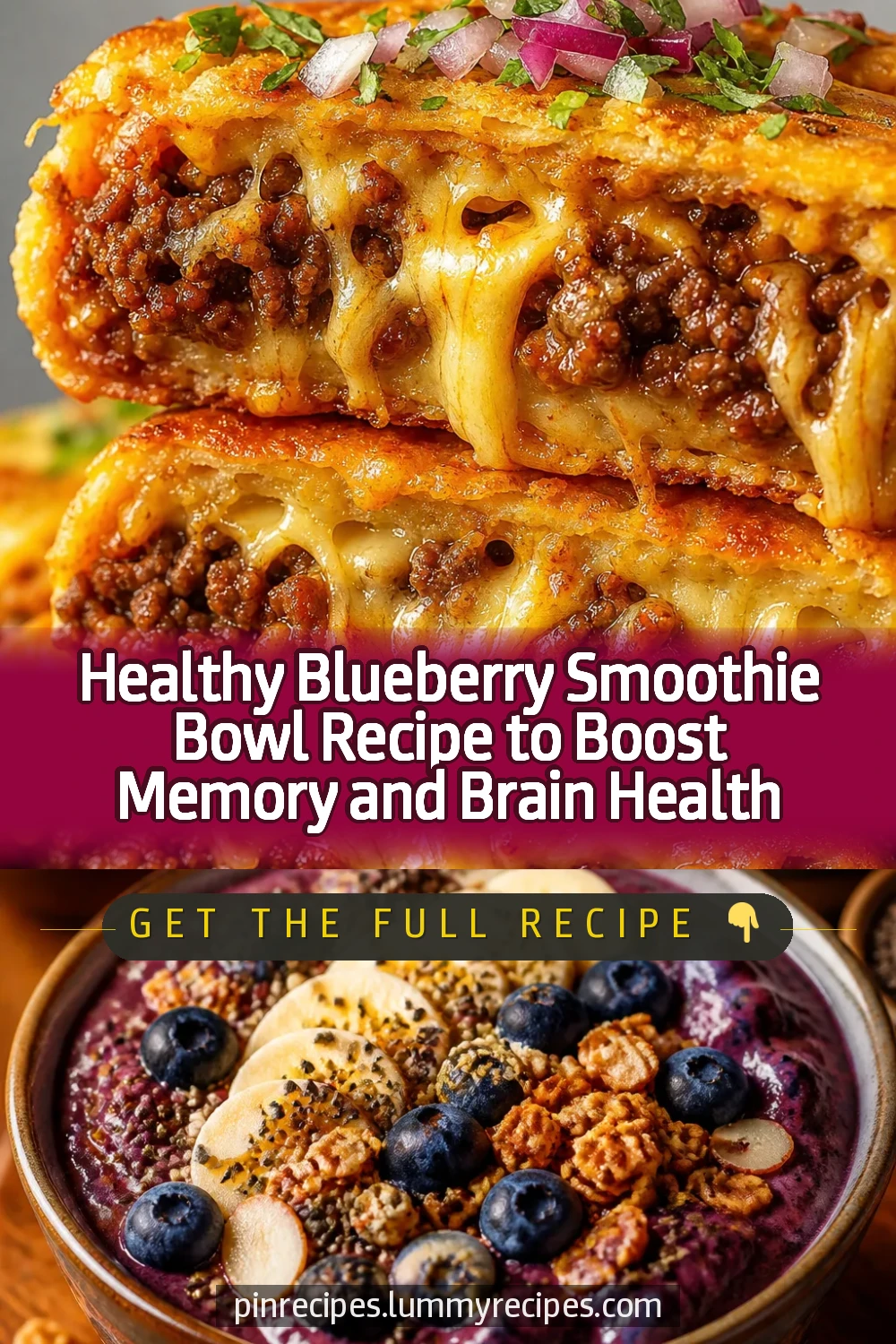 Healthy Blueberry Smoothie Bowl Recipe to Boost Memory and Brain Health