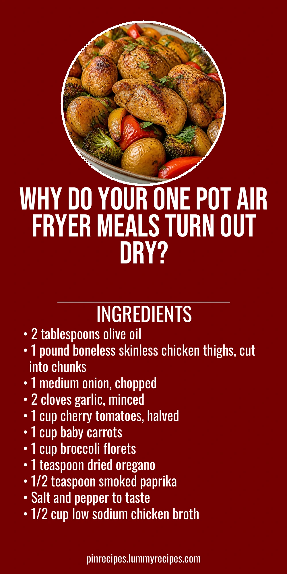 Why Do Your One Pot Air Fryer Meals Turn Out Dry?