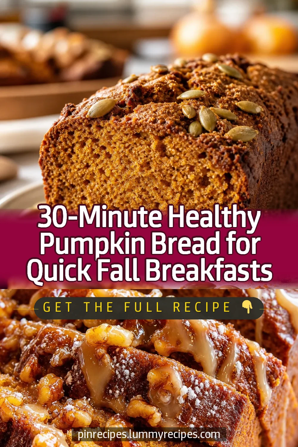 30-Minute Healthy Pumpkin Bread for Quick Fall Breakfasts